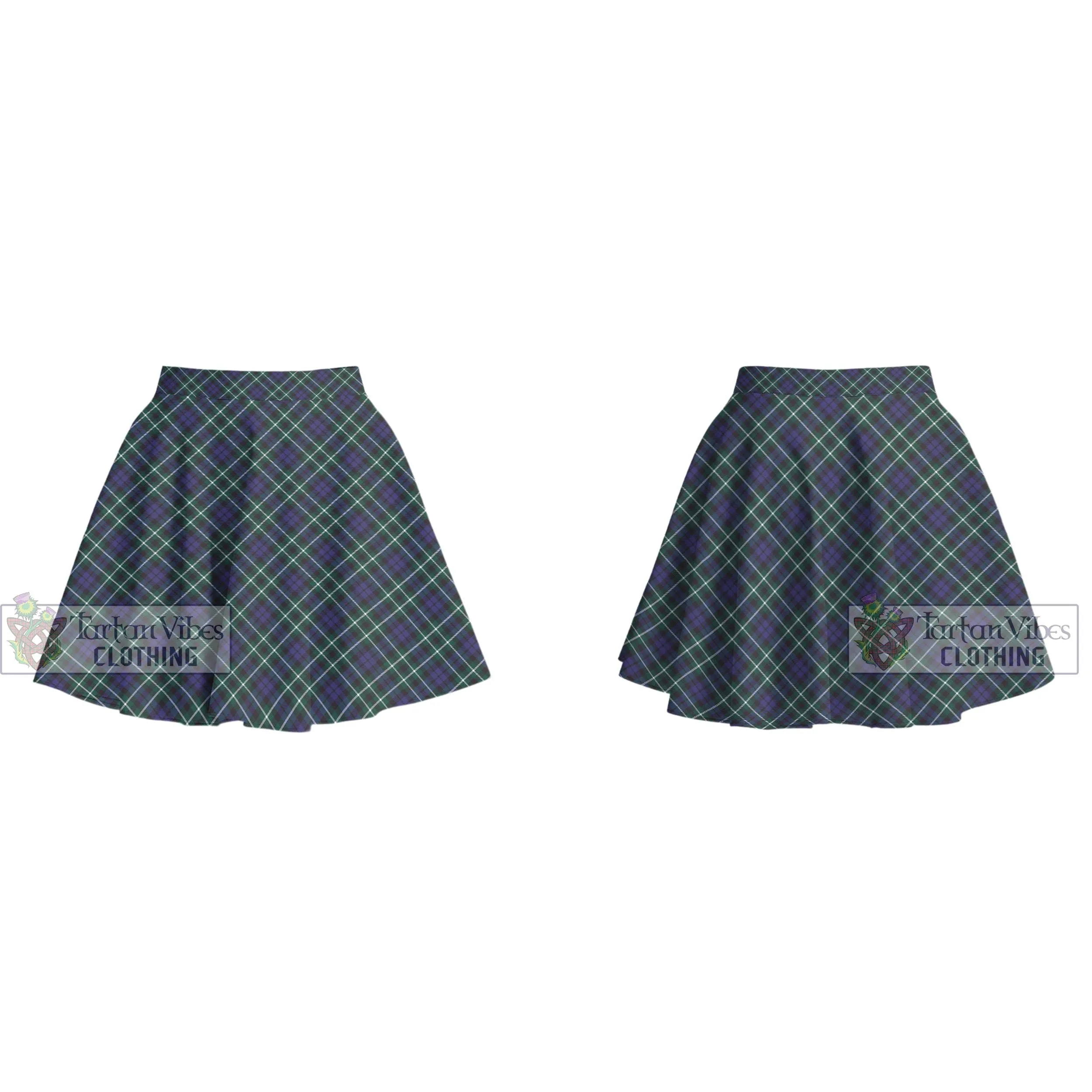 Allardice Tartan Women's Plated Mini Skirt