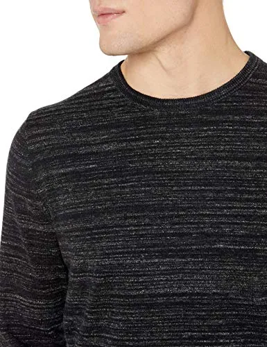 Amazon Brand - Goodthreads Men's Soft Cotton Crewneck Summer Sweater, Black, X-Large
