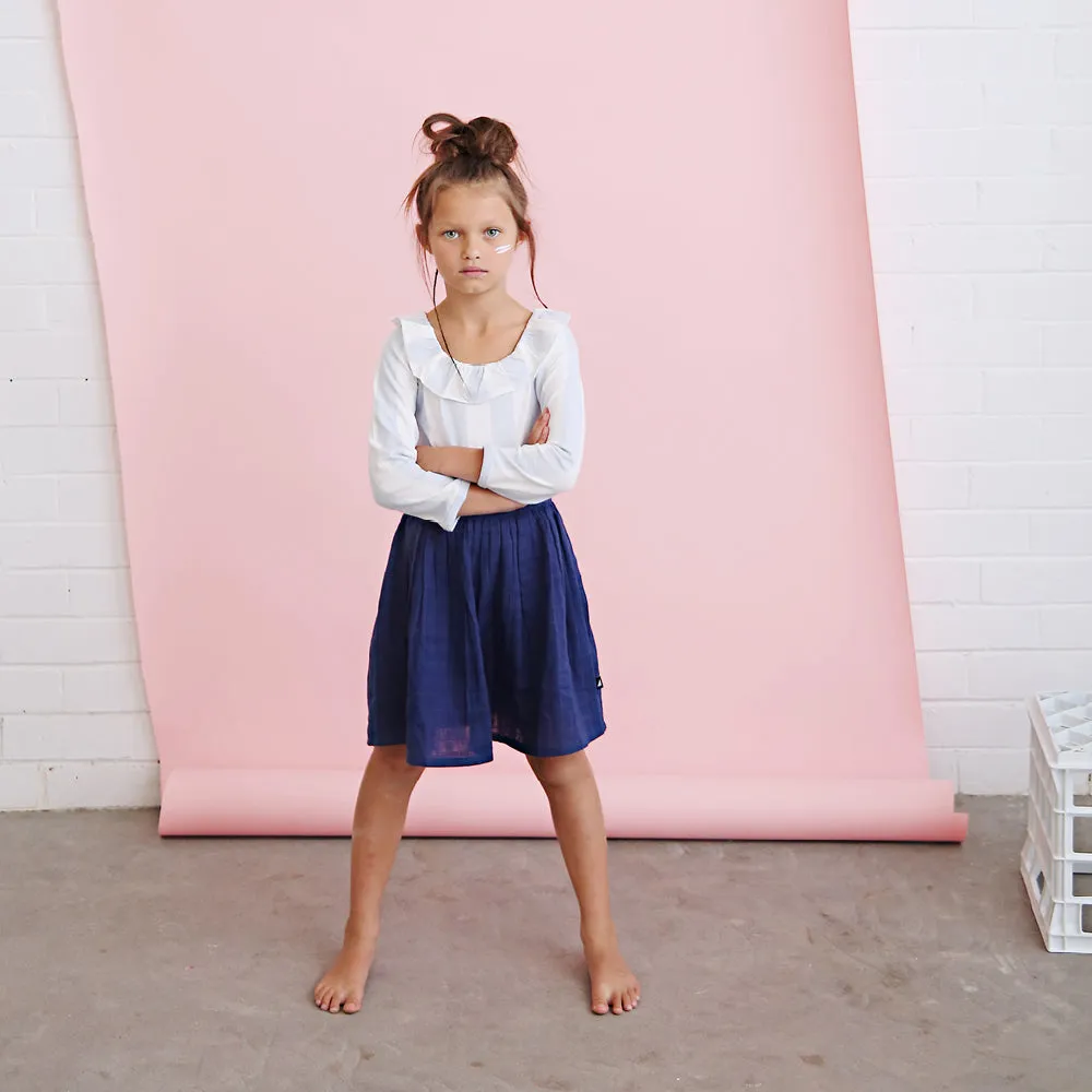 Anarkid Block Stripe Frill Neck Leotard