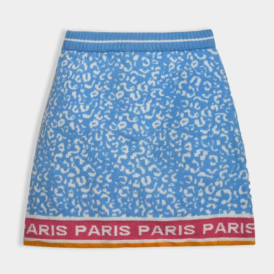 Bonjour Fuzzy Sweater & Skirt Set
