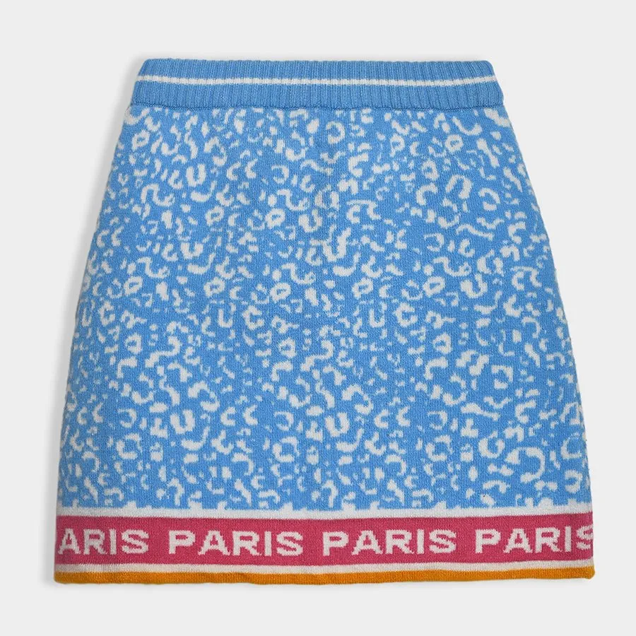Bonjour Fuzzy Sweater & Skirt Set