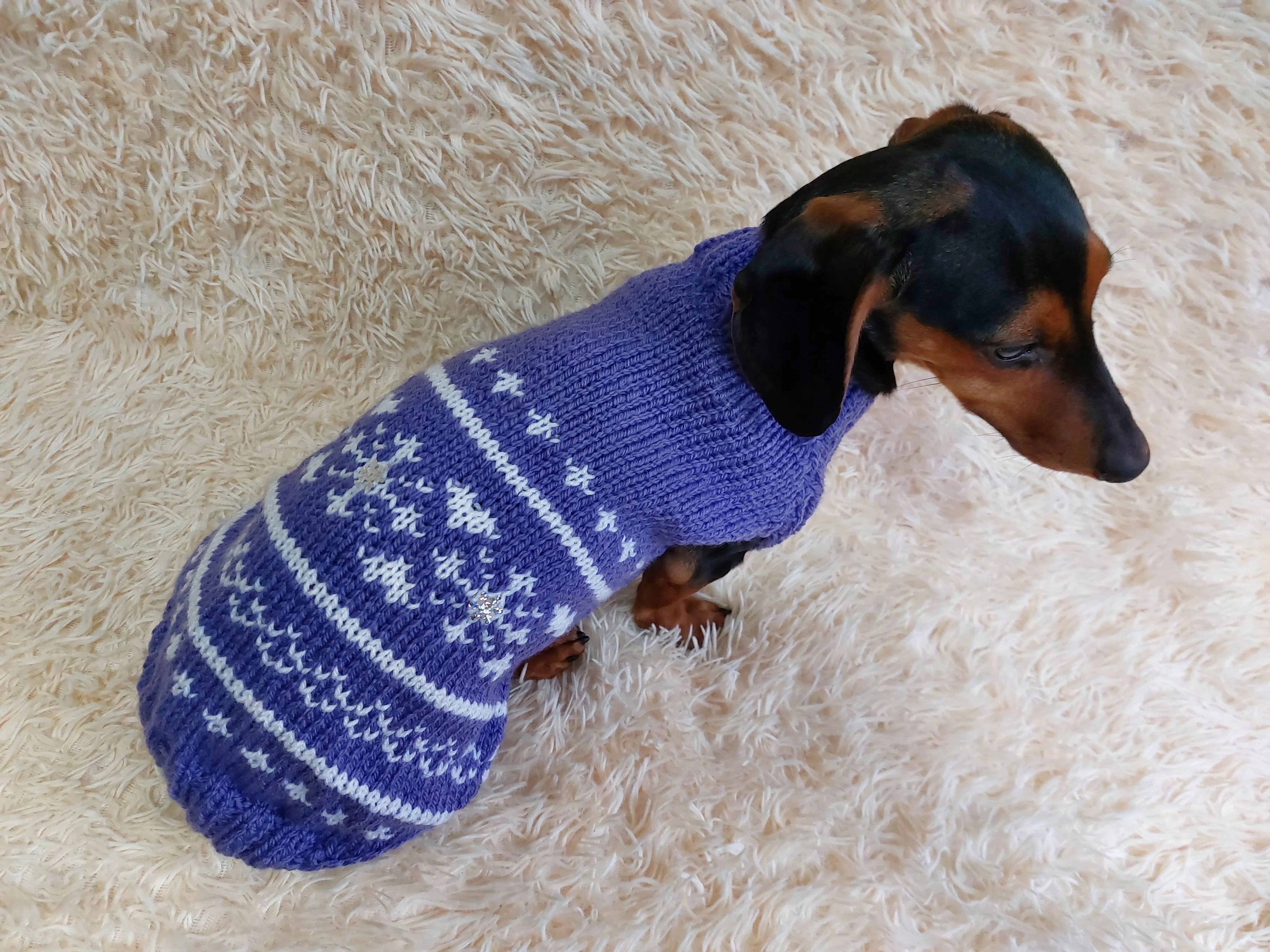 Christmas snowflake clothing for pets,dog jumper winter xmas,dachshund snowflake sweater,pets gift xmas