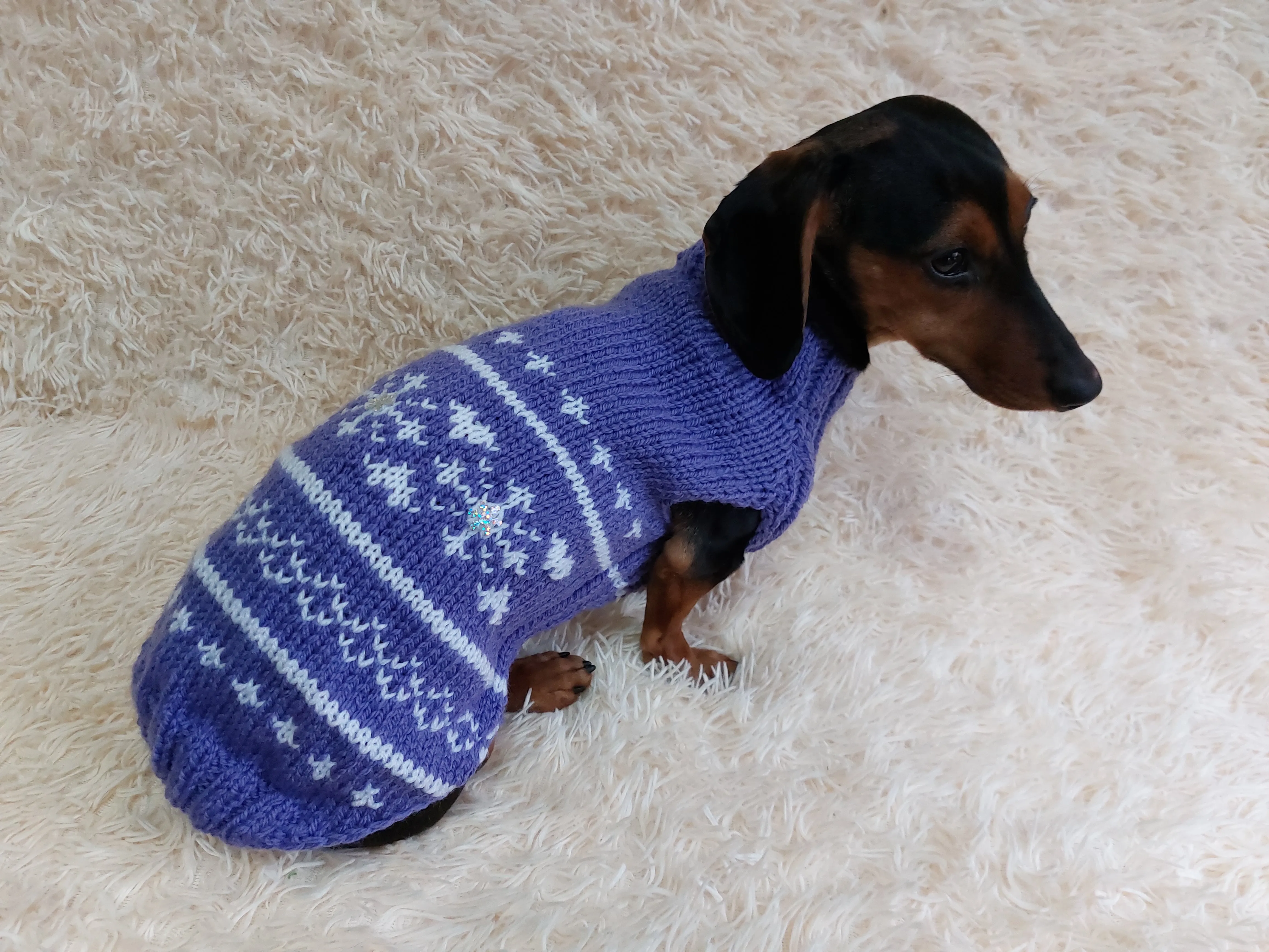 Christmas snowflake clothing for pets,dog jumper winter xmas,dachshund snowflake sweater,pets gift xmas