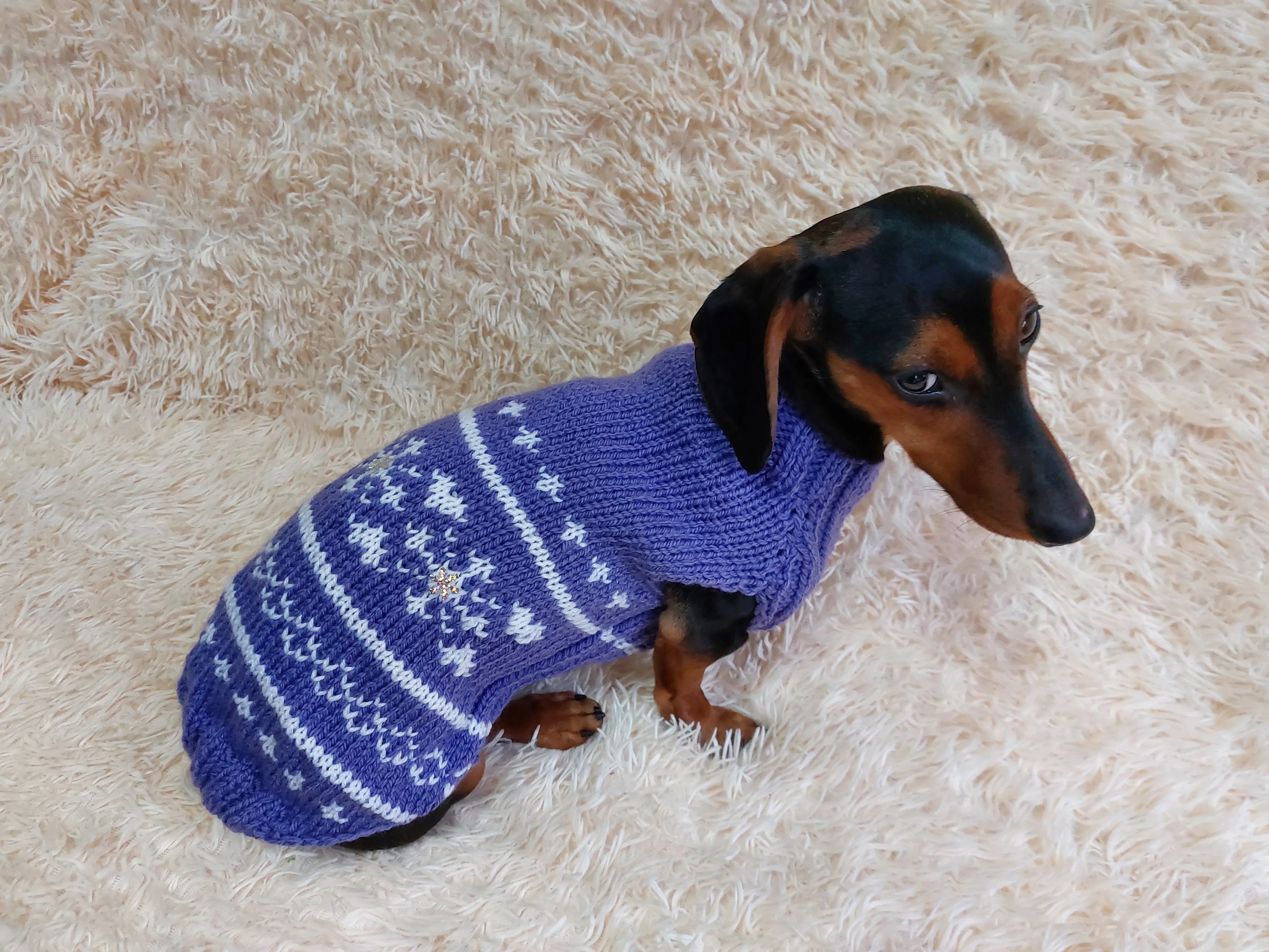Christmas snowflake clothing for pets,dog jumper winter xmas,dachshund snowflake sweater,pets gift xmas