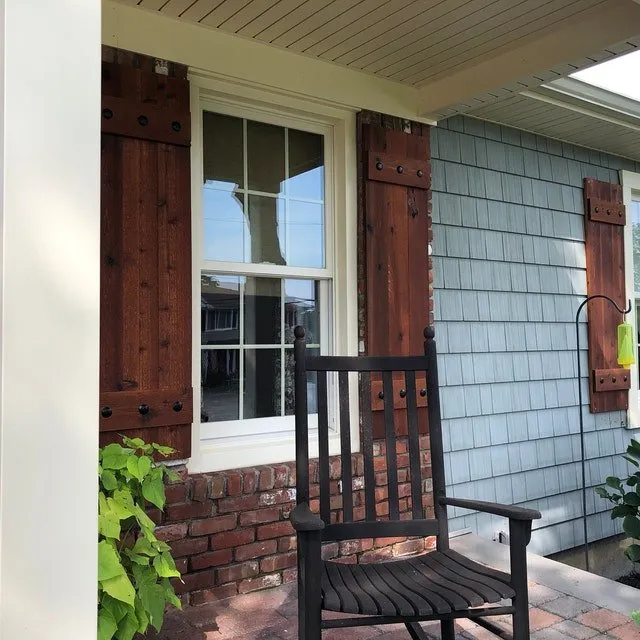 Custom RUSTIC Cedar Exterior Shutters