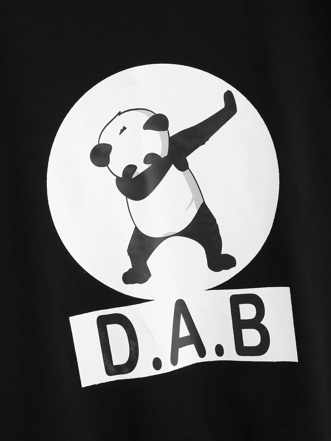 Dabbing panda pullover sweatshirt