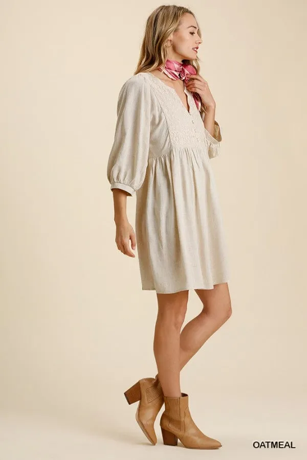 Dancing Alone Embroidered Dress