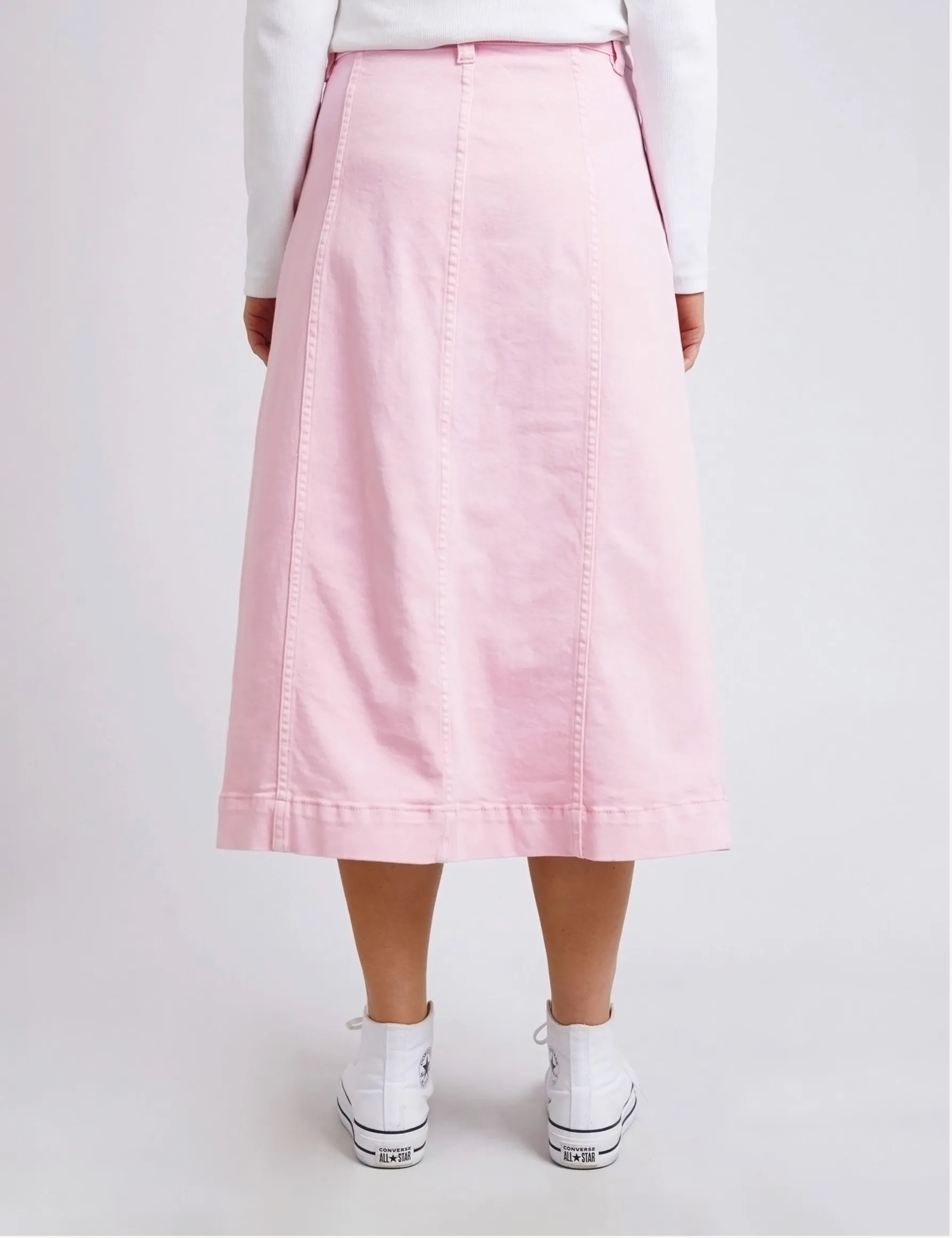 Elm Lifestyle Florence Button Thru Skirt