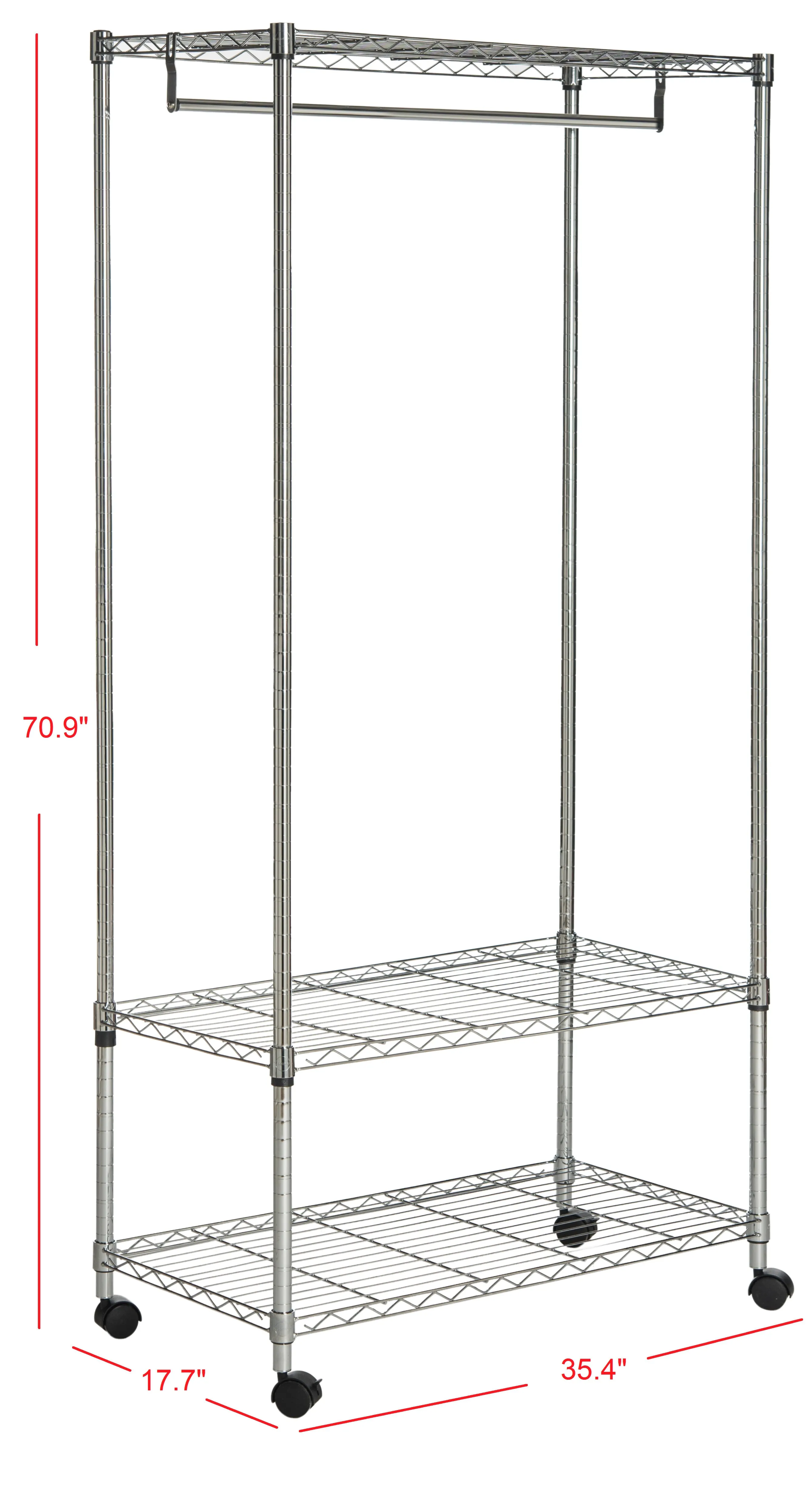 Elysium 71" 3-Tier Garment Rack