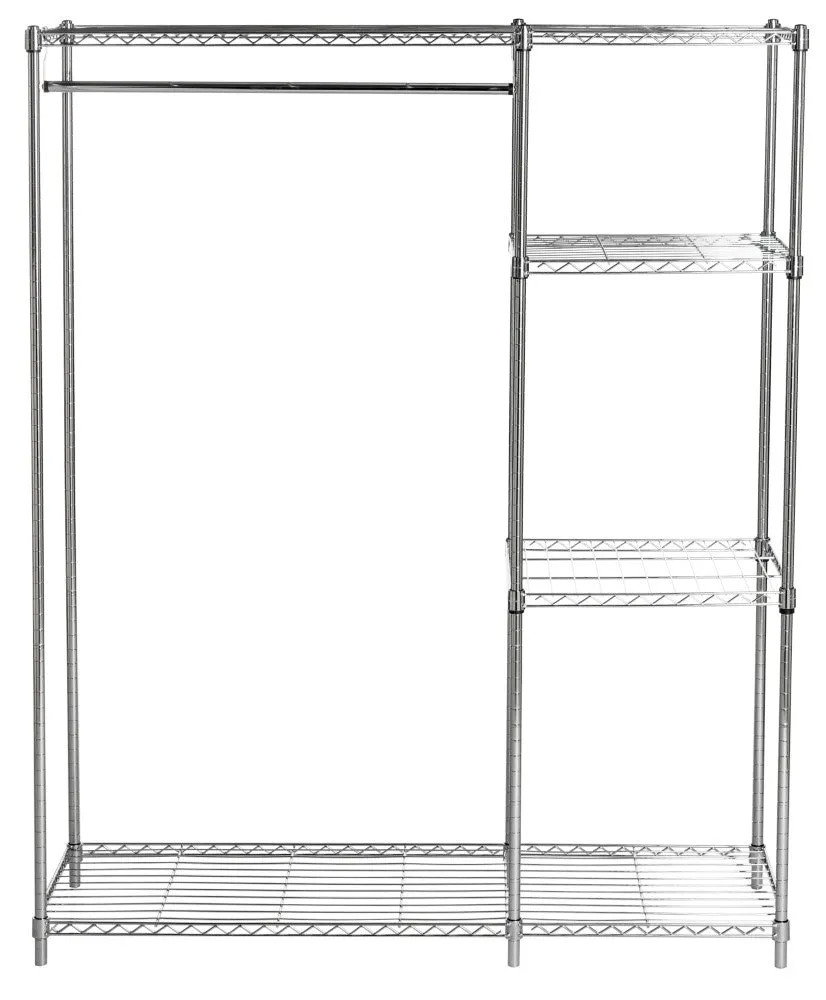 Evergleam 59" Adjustable Wardrobe Rack