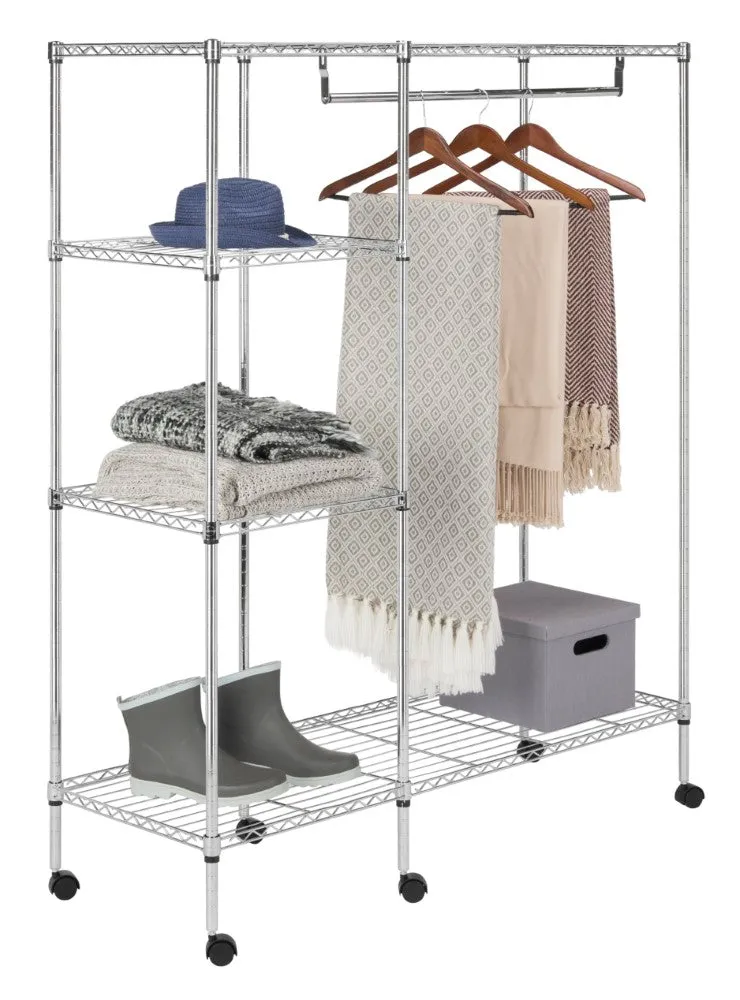 Evergleam 59" Adjustable Wardrobe Rack