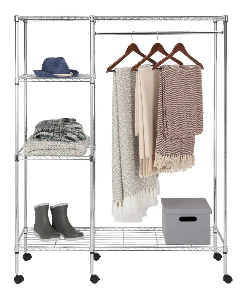 Evergleam 59" Adjustable Wardrobe Rack