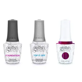 Gelish Combo - Base, Top & What's Your Poinsettia?