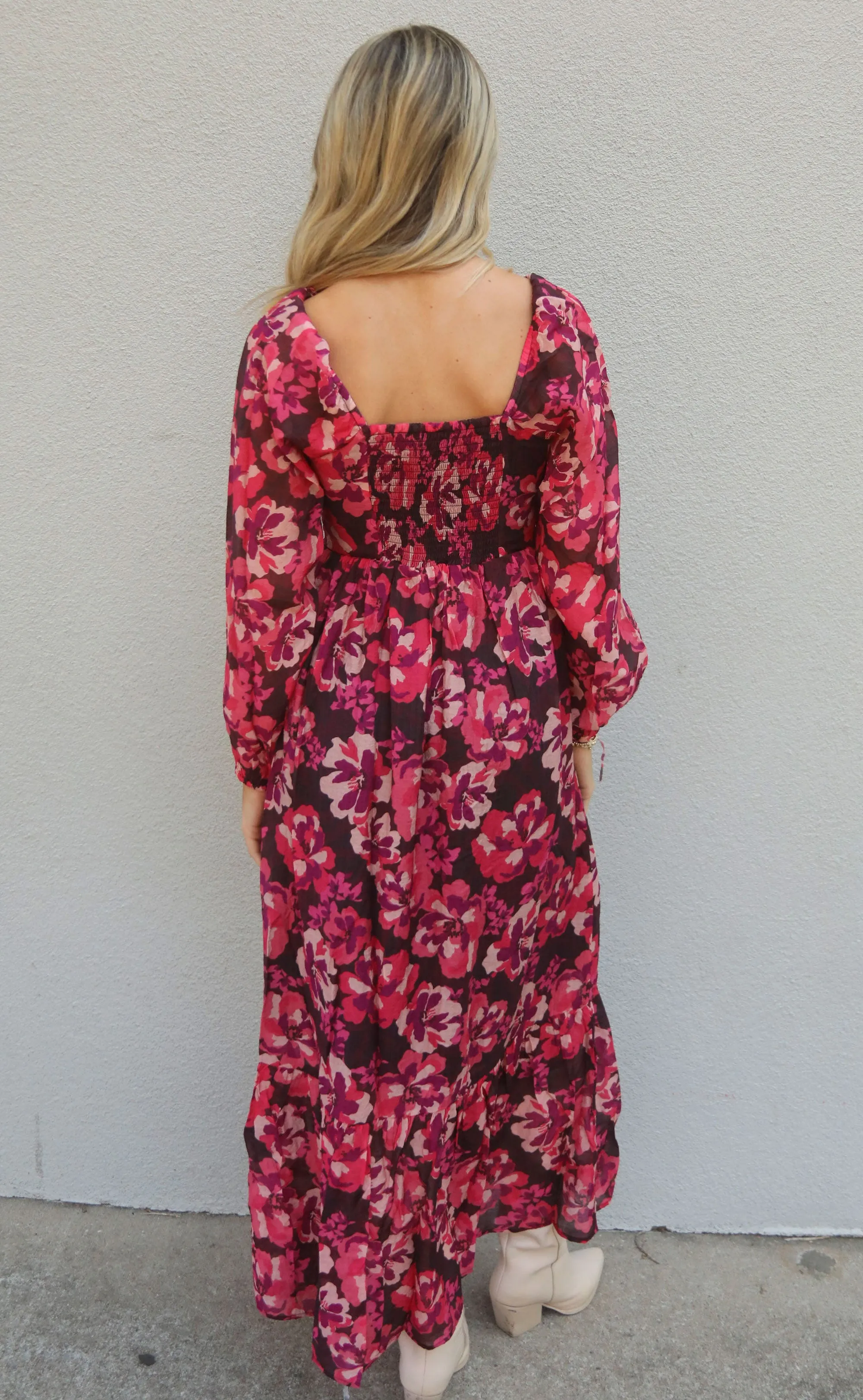 minkpink: savannah babydoll midi dress