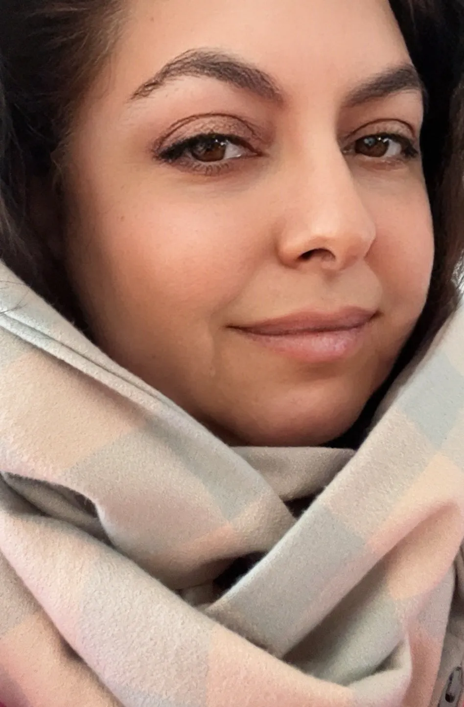 Misty Morning Flannel Scarf ~ Organic