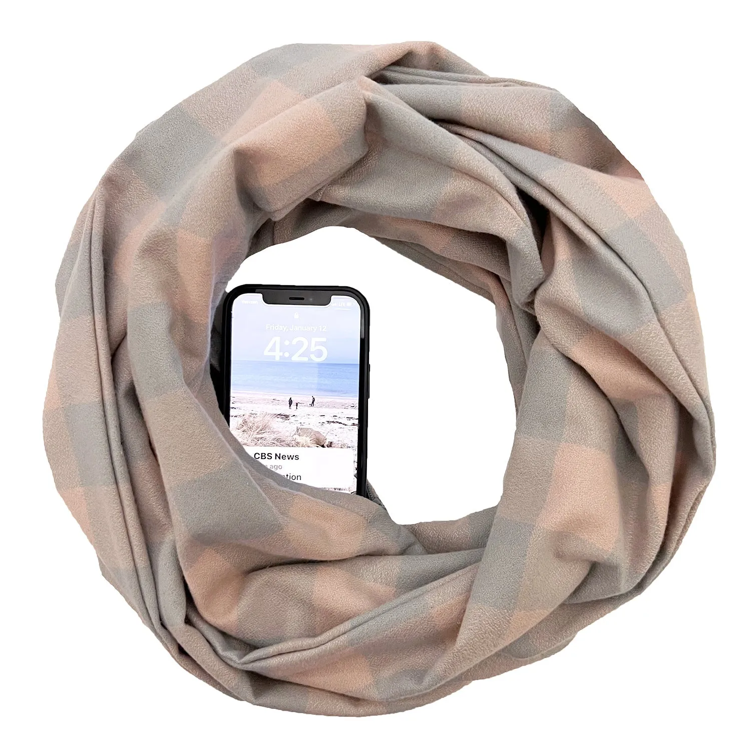 Misty Morning Flannel Scarf ~ Organic