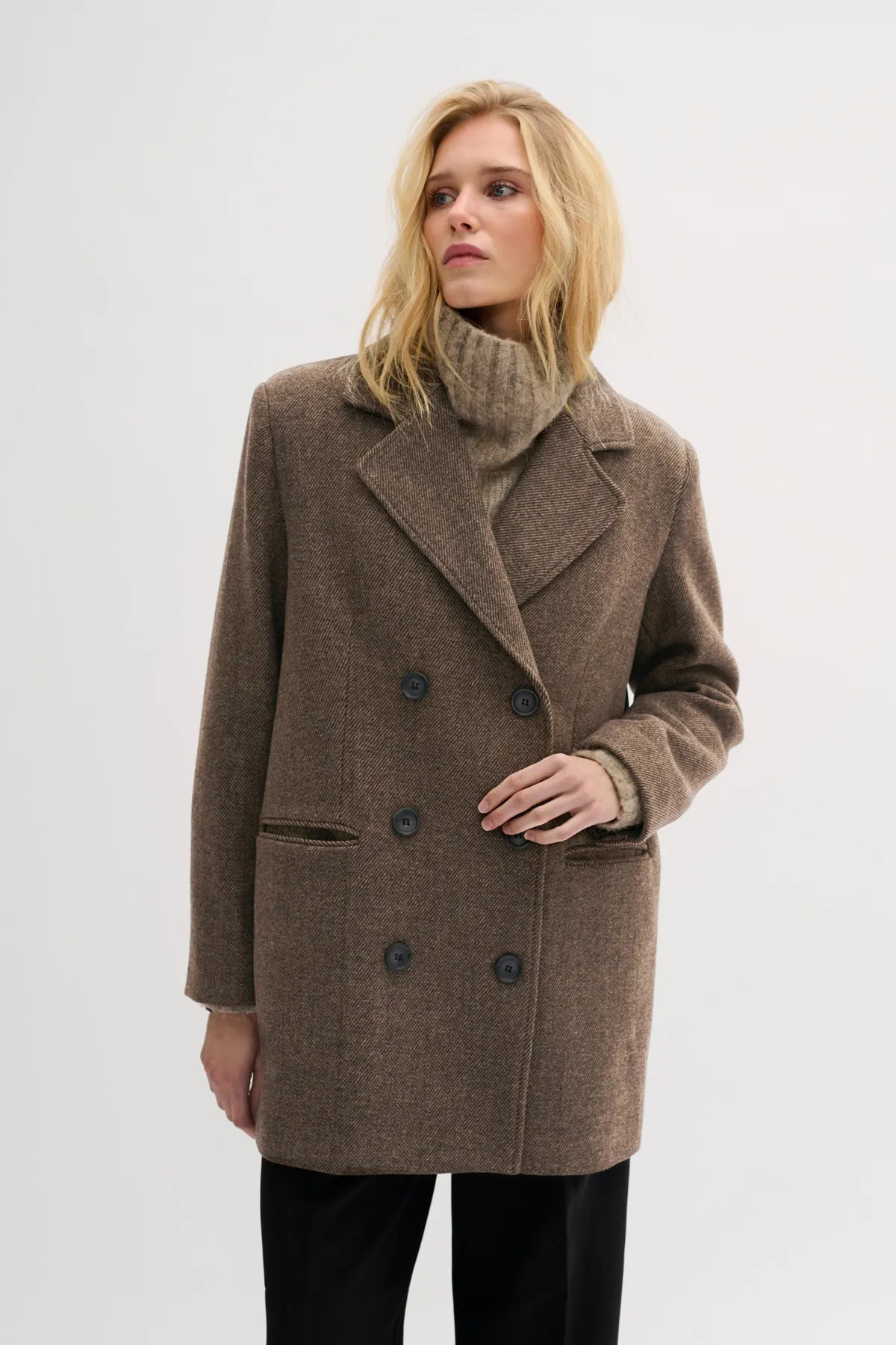 My Essential Wardrobe Frannie - Kort uldfrakke