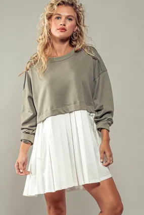 Peplum Sweater  Dress