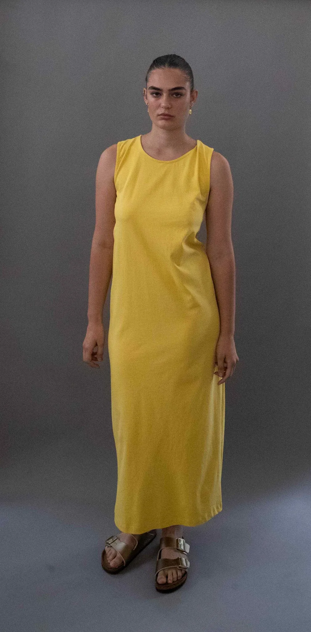 Rabens saloner Elvor Dress in Lemon