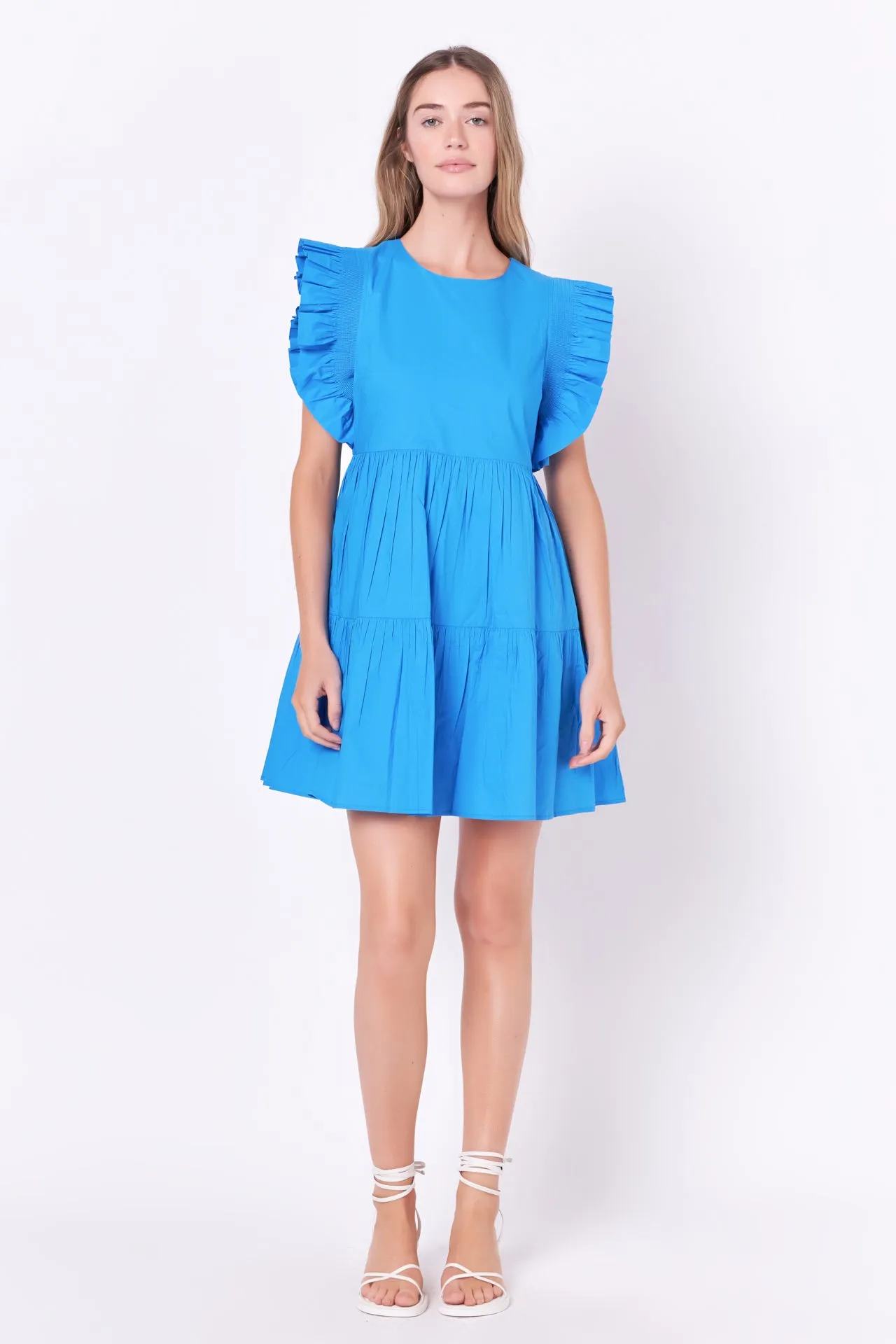 Ruffled Babydoll Mini Dress
