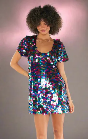 Show Me Your Mumu Emi Sequin Mini Party Dress