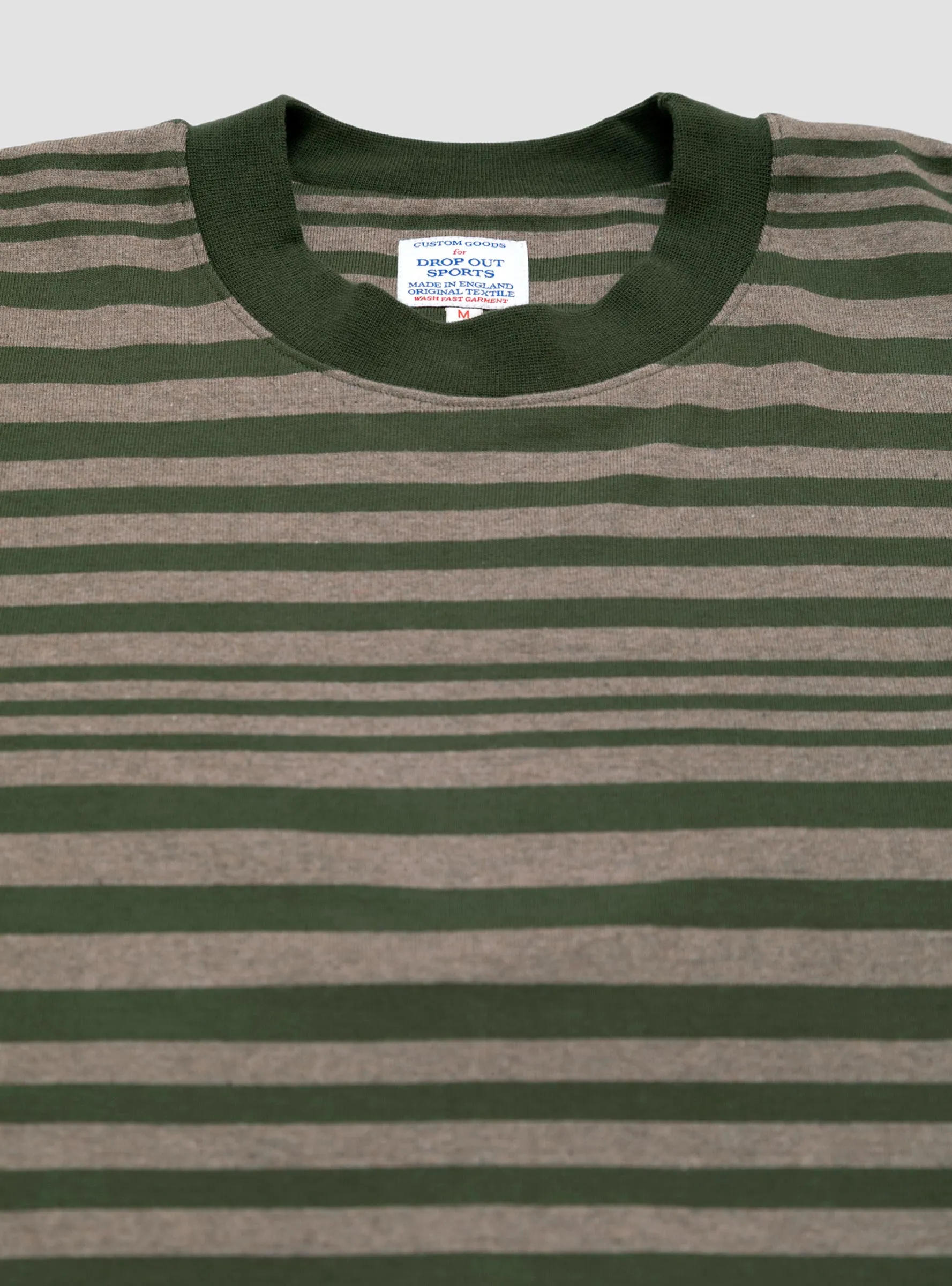 Stripe T-Shirt Brown & Olive Green
