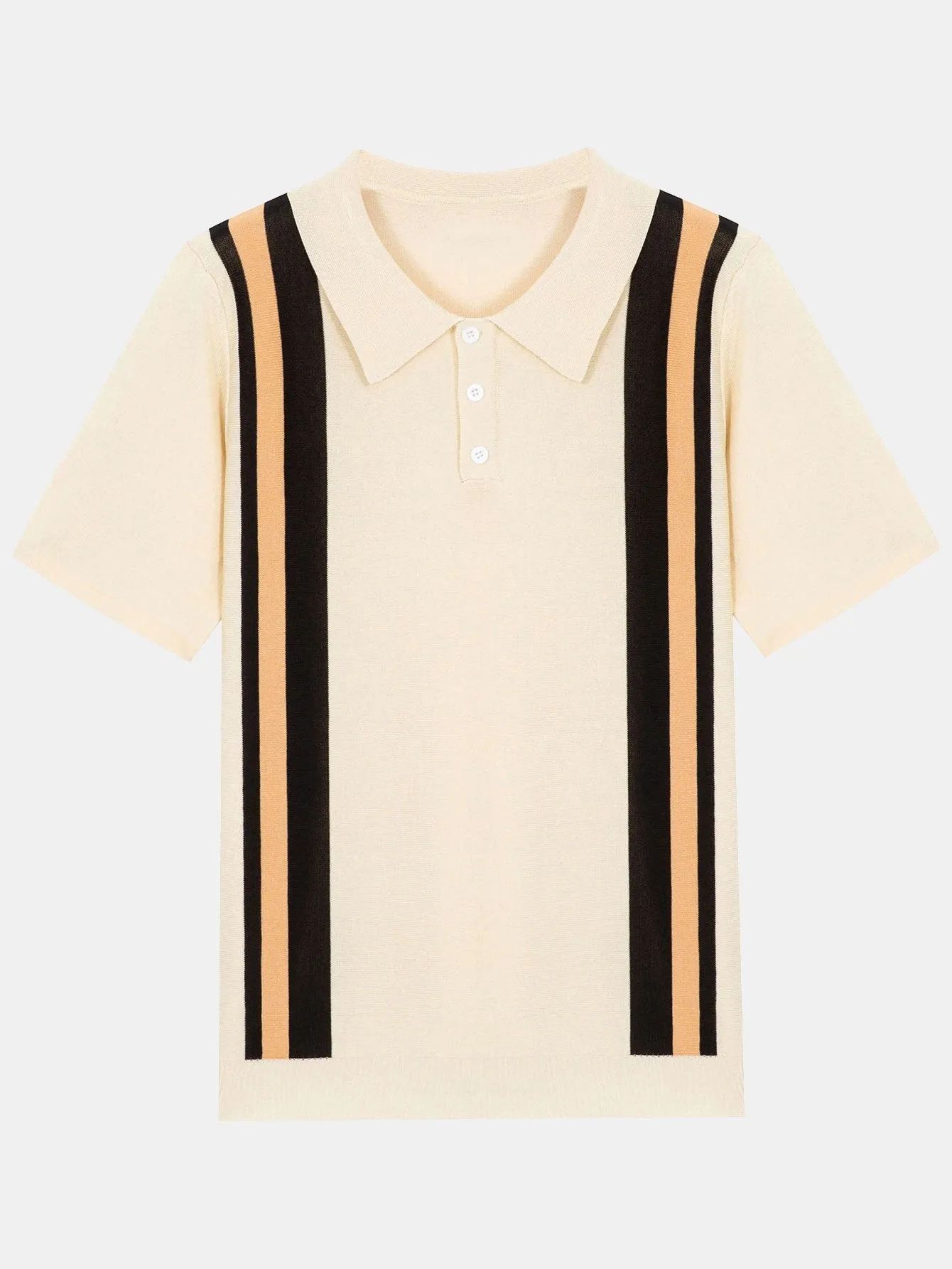 Striped Sweater Polo
