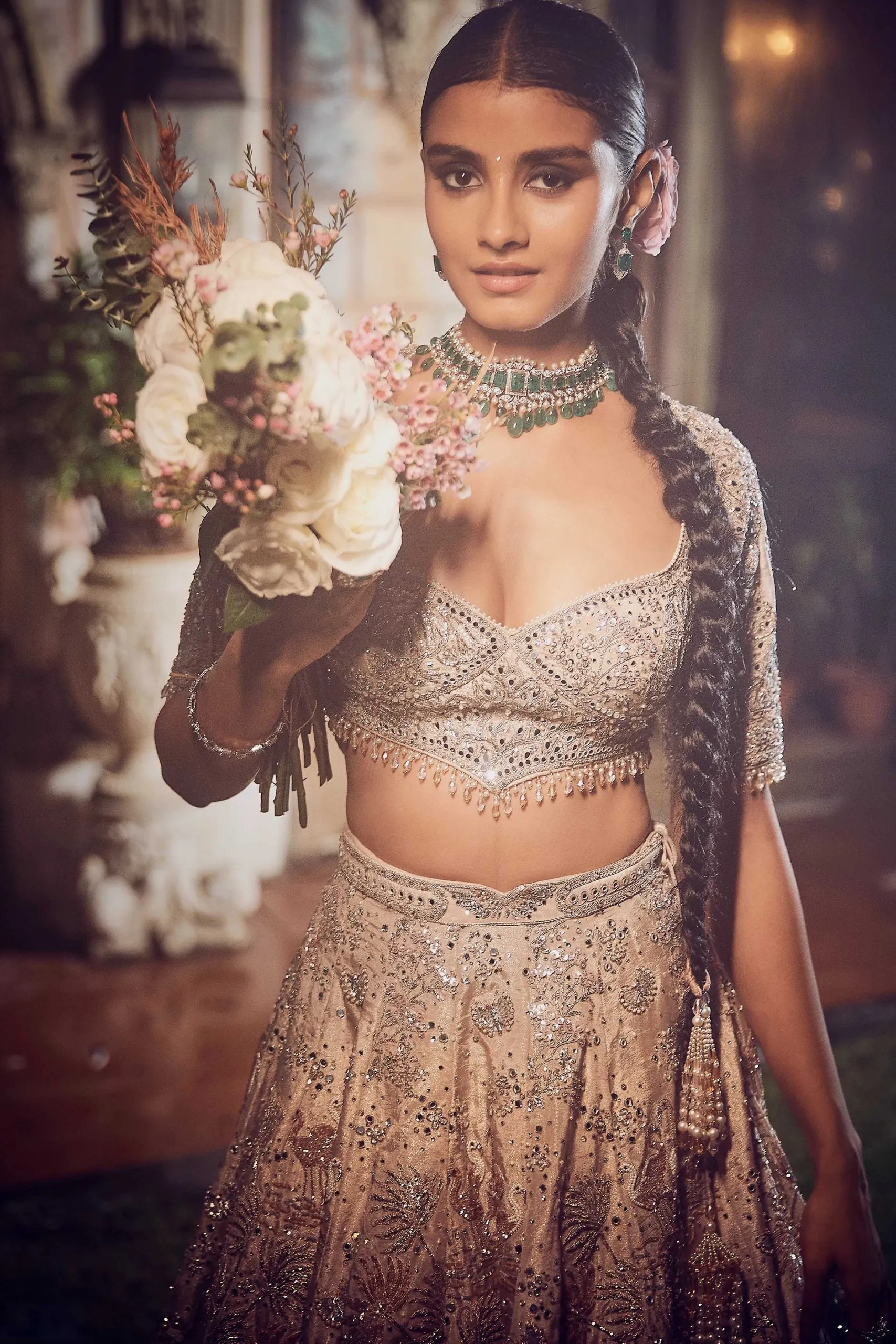The Matsya Starlight Ponds of Wonder Lehenga