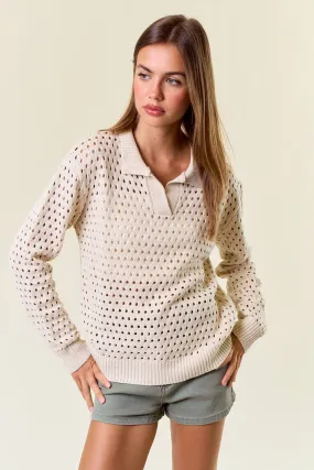 Trayton Polo Stitch Sweater