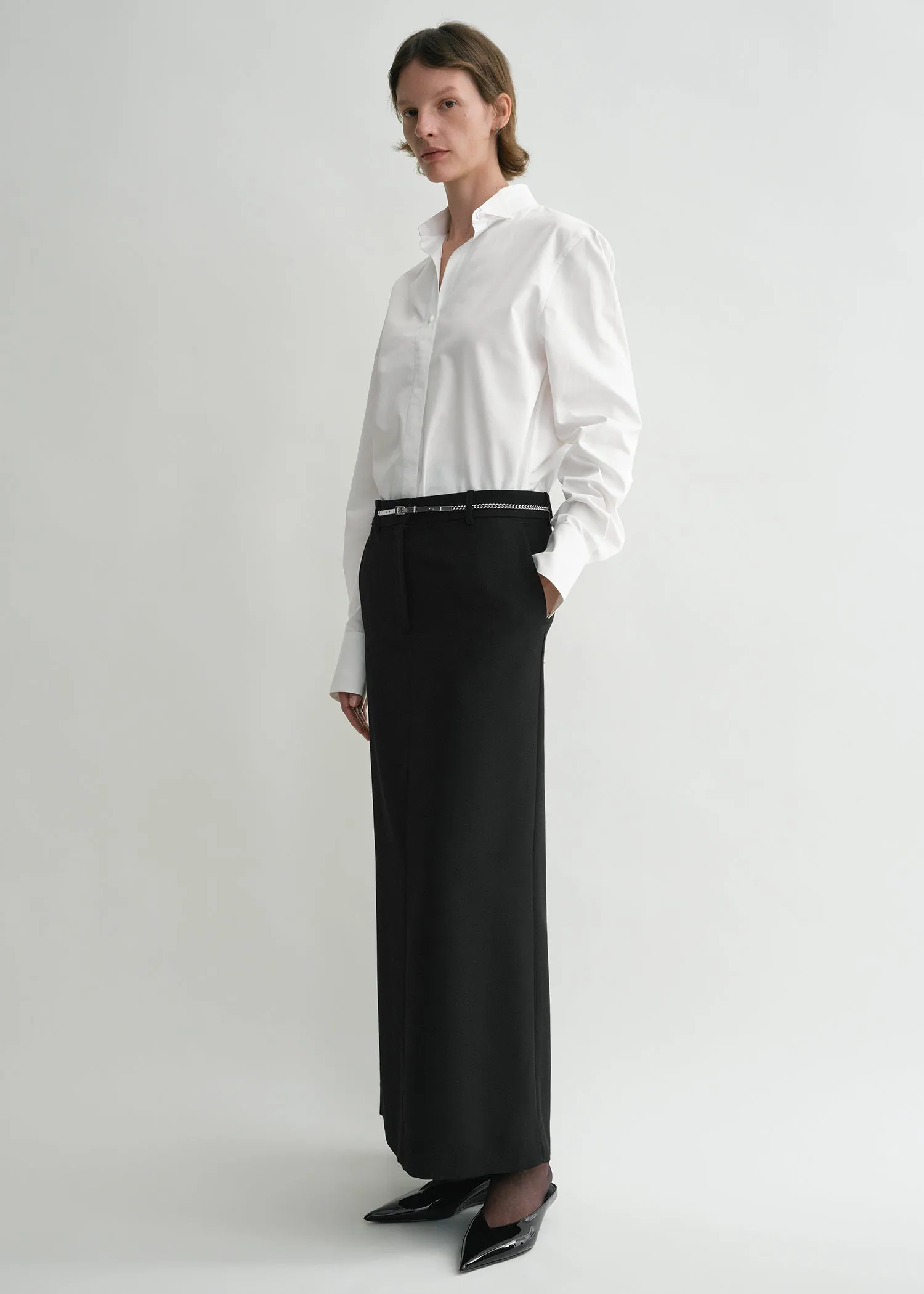 Tuxedo shirt white