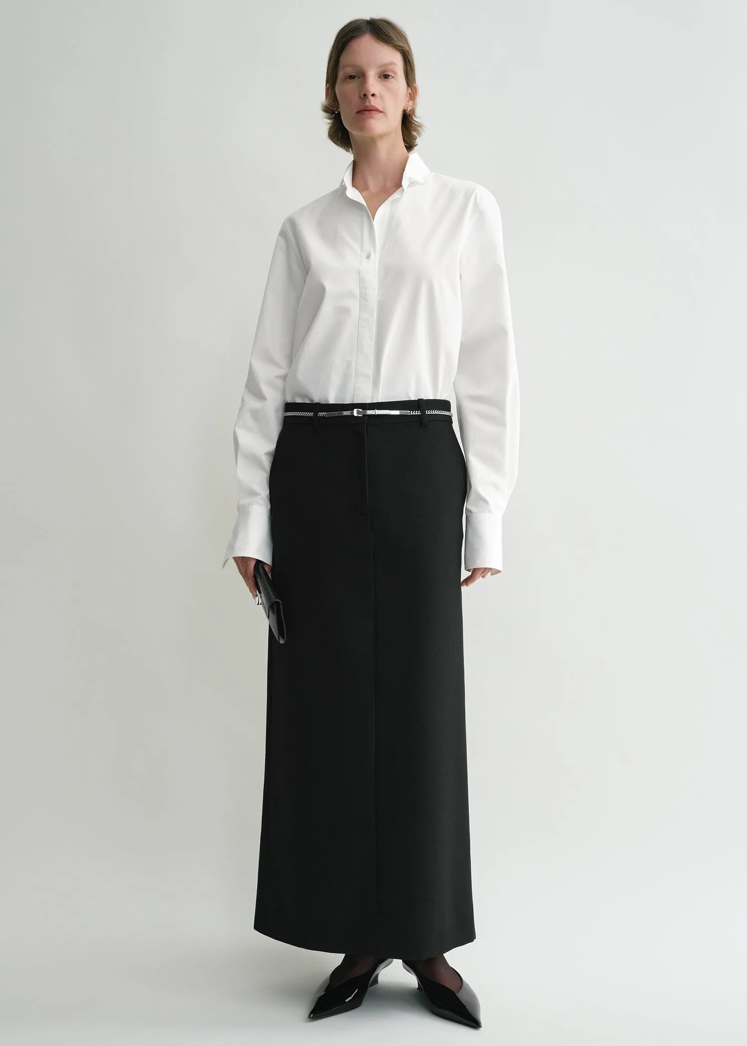 Tuxedo shirt white