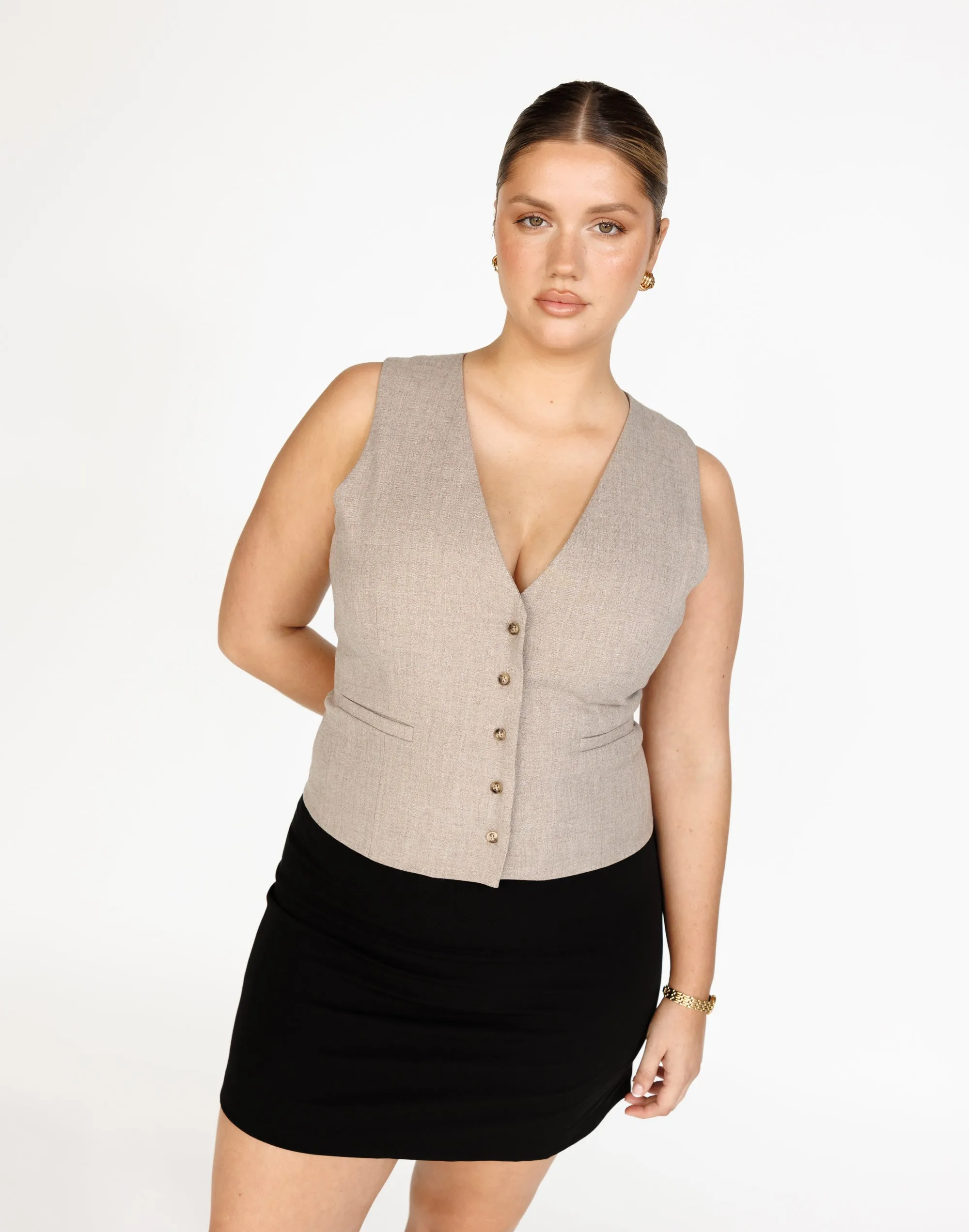 Valeria Mini Skirt (Black)
