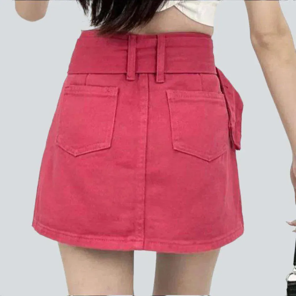 Women's denim skirt