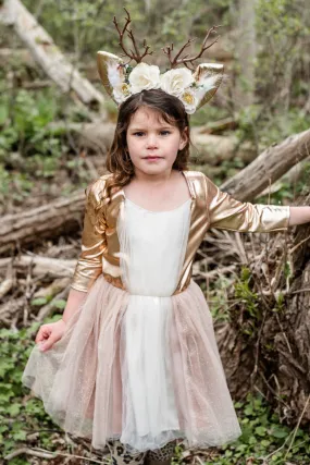 Woodland Deer Dress & Headband